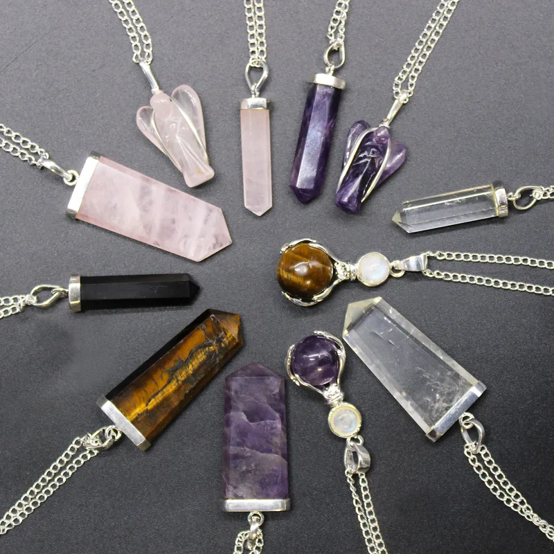 Gemstone Guardian Angel Pendant Tiger Eye — foto 5
