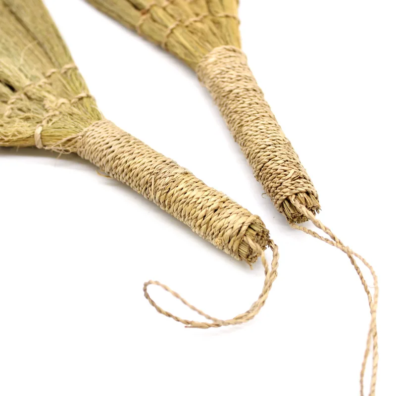 Set 4 Pampas Fan Broom Naturale mixed sizes — foto 5