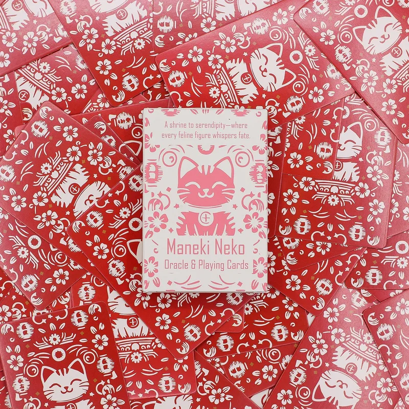 Fortune Cats Playing & Oracle Cards- Maneki Neko Deck — foto 5