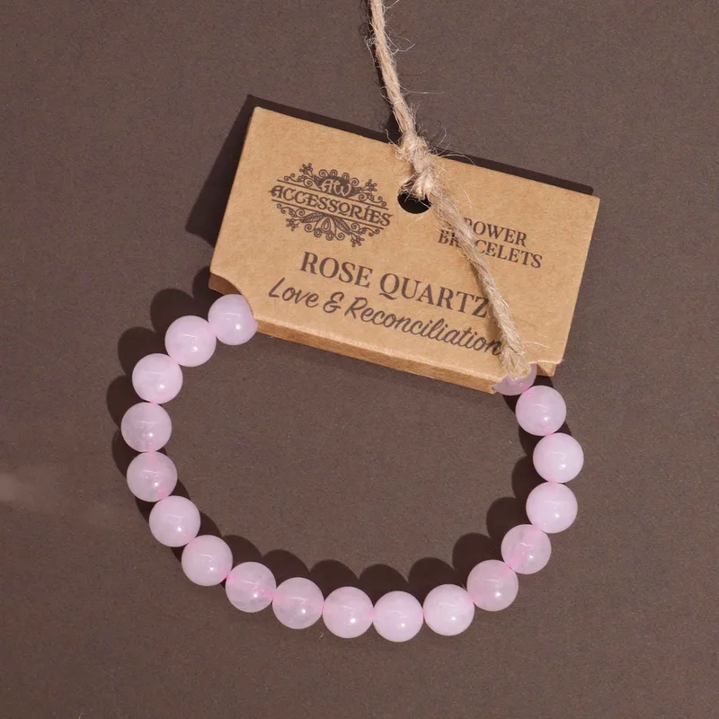 Bracciale Energetico - Quarzo Rosa