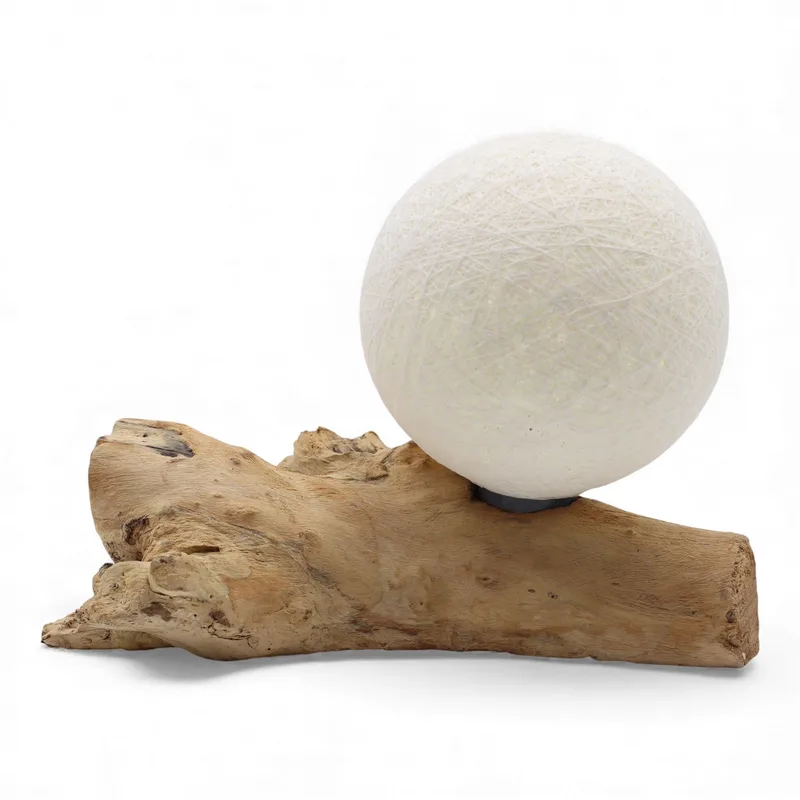 DriftGlow Lamp Cotton Luna Ivory Shade — foto 6