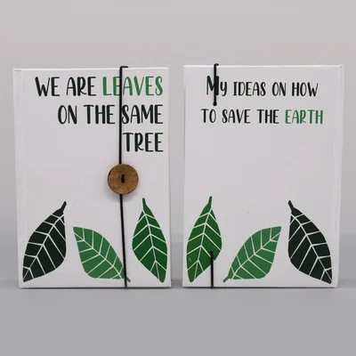 Small Notebook with strap Leaves on the same Albero — foto 3