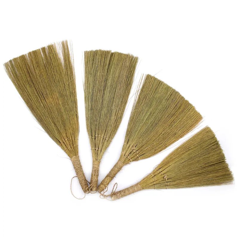 Set 4 Pampas Fan Broom Naturale mixed sizes — foto 2