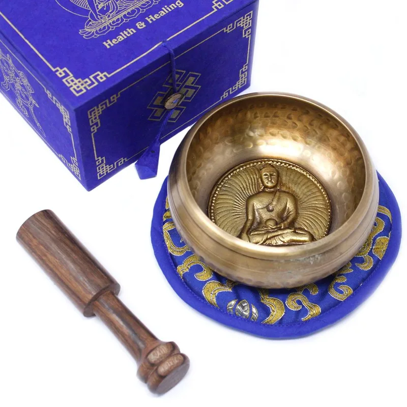 Medicine Buddha Singing Bowl Set 10cm — foto 4
