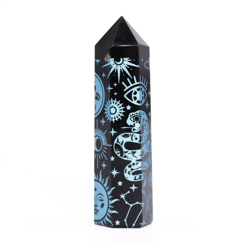 Nero Obsidian Points Mystic Story Sky Blu — foto 4