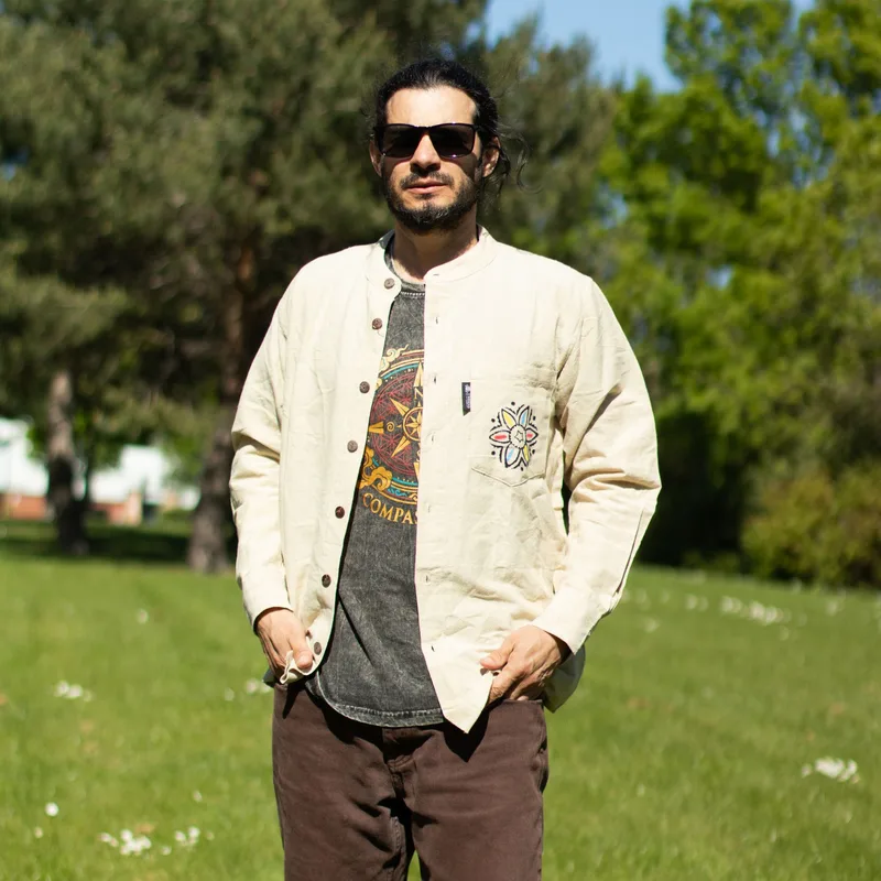Nomad Sari Kathmandu Shirt Stone XXL