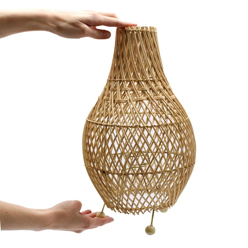 Rattan Table Lamps Naturale — foto 2