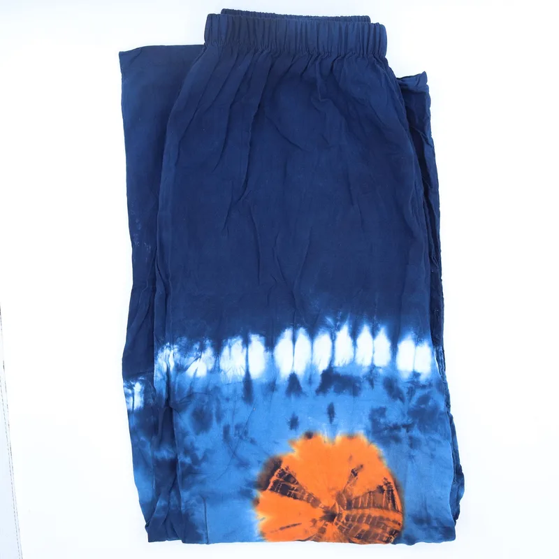 Japanese Style Lounge Pants Teal & Arancia M — foto 6