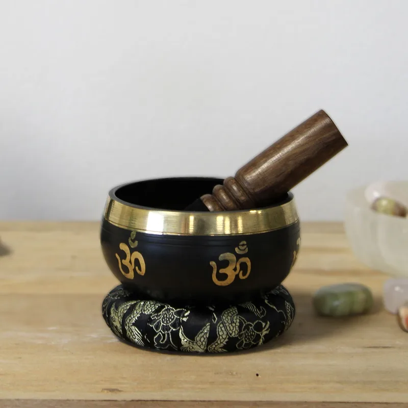 Yoga Om Singing Bowl Set — foto 4