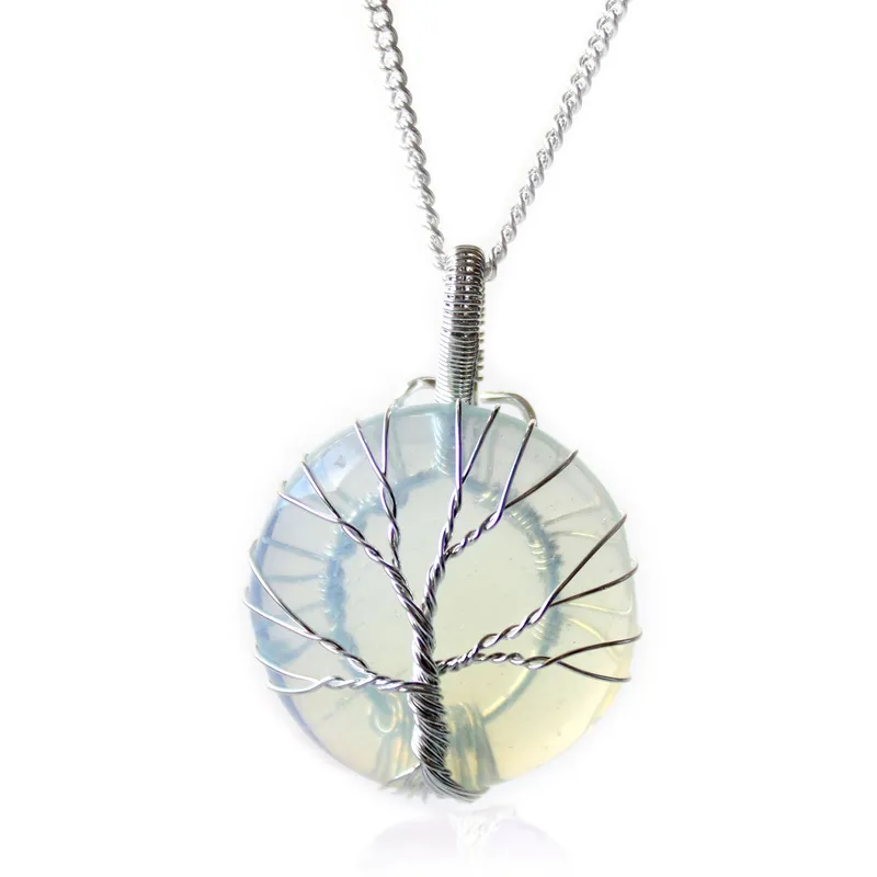 Albero of Life Gemstone Necklace Opalite — foto 2