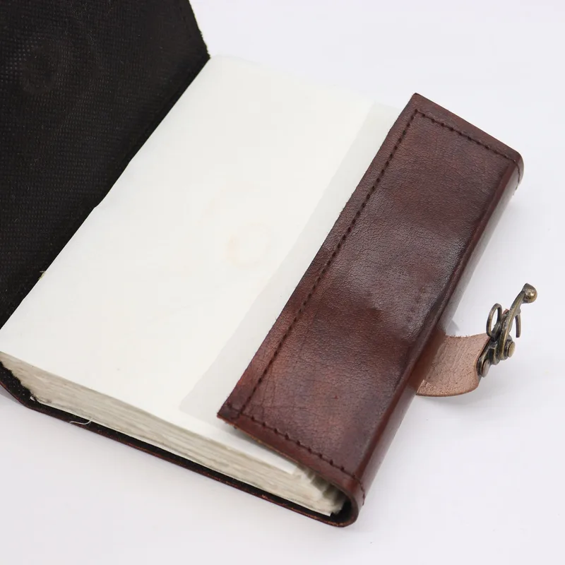 Nero Tan Book Evil Eye Decor 160 Deckle Edges Pages 17x12.5cm