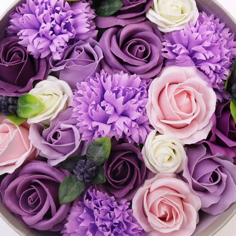 Round Scatola Lavanda Rosa & Carnation — foto 2