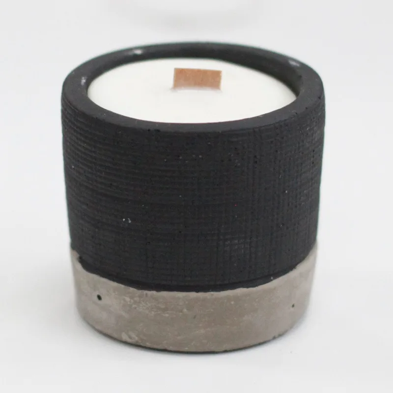 Pot Concrete Soy Candela Nero Brandy Butter — foto 1