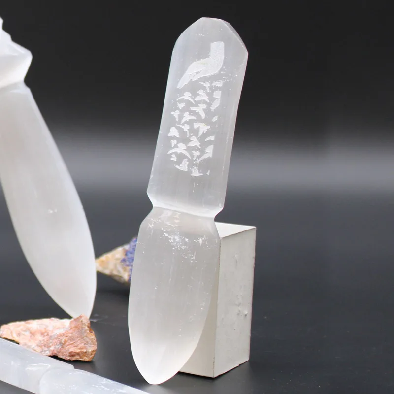 Selenite Ritual Knife Releasing Bonds — foto 5