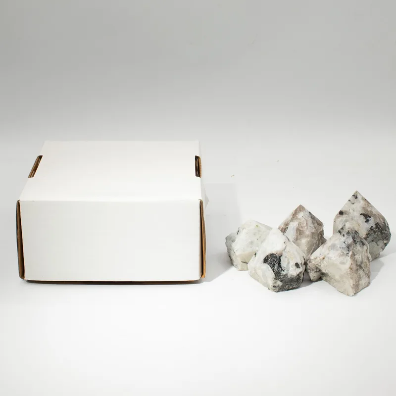 Gemstone Top Polished Points Rainbow Moonstone — foto 4