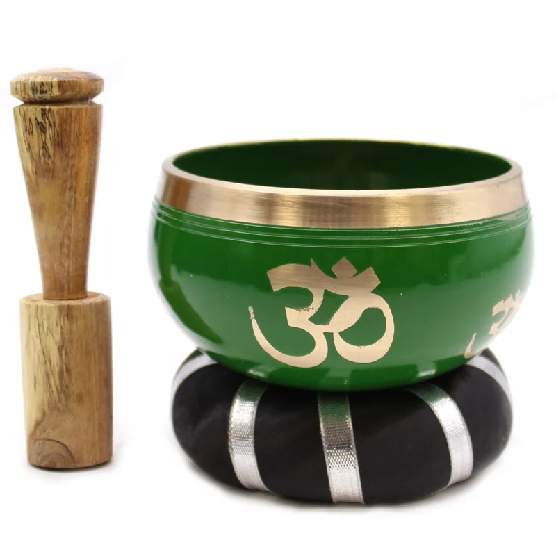 Albero of Life Singing Bowl Set- Verde 10.7cm — foto 4