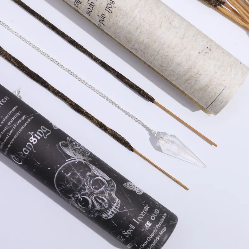 Ancient Witch Spell Incenso - Cleansing - Rock Crystal Pendulum — foto 5