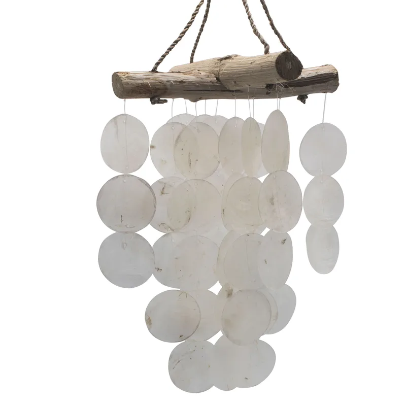 Pearl & Driftwood Cross Chime — foto 3