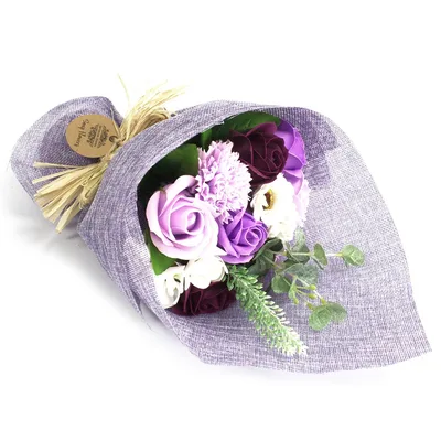 Standing Sapone Fiore Bouquet - Purple - Special