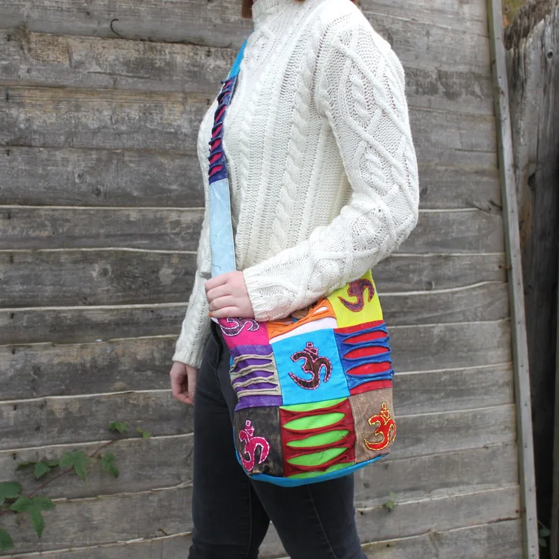 Ethnic Sling Bag Teal / Om — foto 1