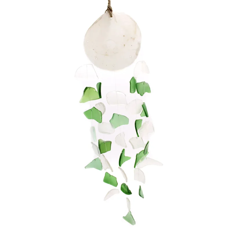Copis & Glass Drop Verde & Bianco Glass