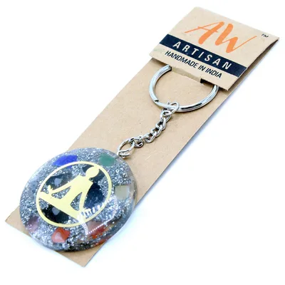 Orgonite Power Keyring Buddha Seven Chakra