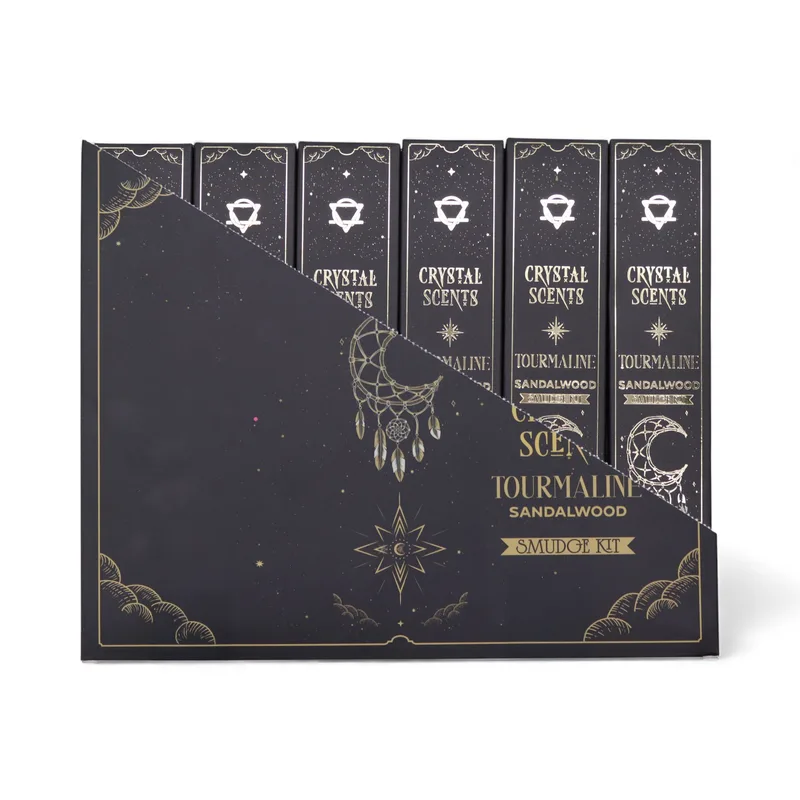 Tourmaline Crystal Scents Smudge Incenso - Sandalwood — foto 2