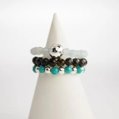 Nymph Spirit Gemstone Ring Set - Endless Ocean — foto 5