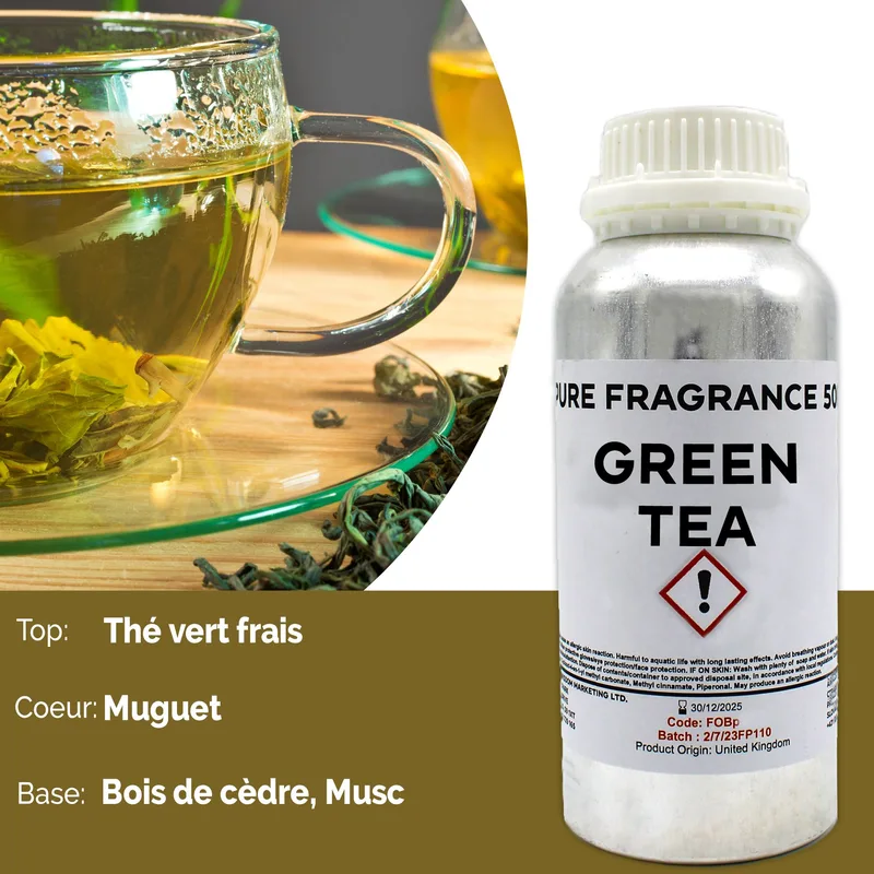 Verde Tè Puro Profumo Olio 500ml — foto 4
