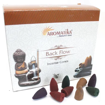 Aromatica Backflow Incenso Cones - 7 Charkras — foto 1