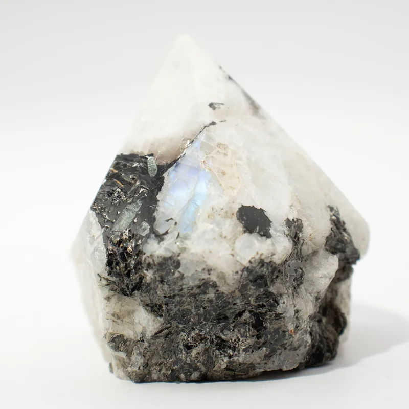 Gemstone Top Polished Points Rainbow Moonstone — foto 3