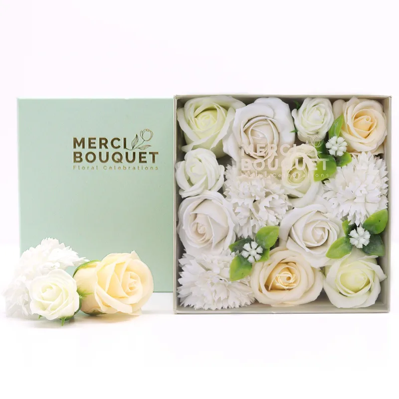 Square Scatola Wedding Blessings Bianco & Ivory — foto 3