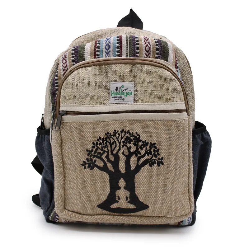 Small Hemp Backpack Bohdi Albero Design — foto 5