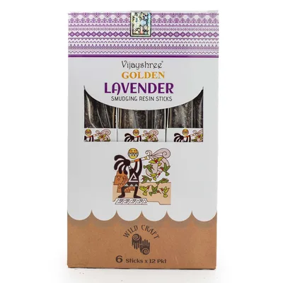 Golden Lavanda Smudging Resin Sticks - 30g — foto 1