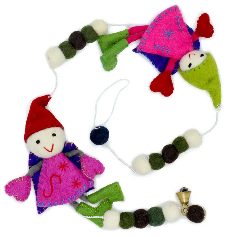 Felt Wall Hanging Fairy Angels
