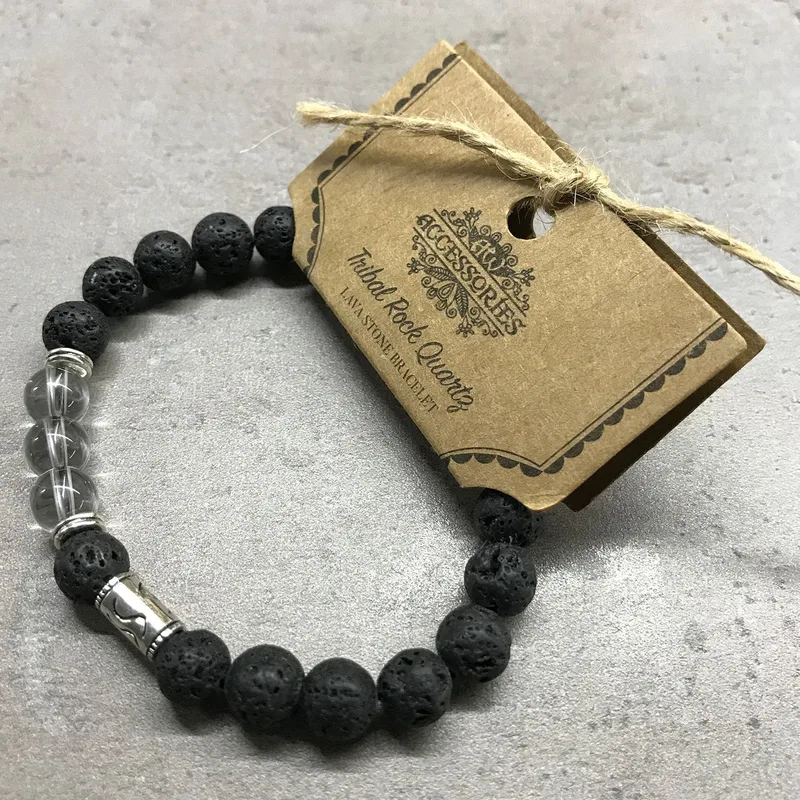 Bracciale di Pietra Lavica - Elefante Chakra — foto 1