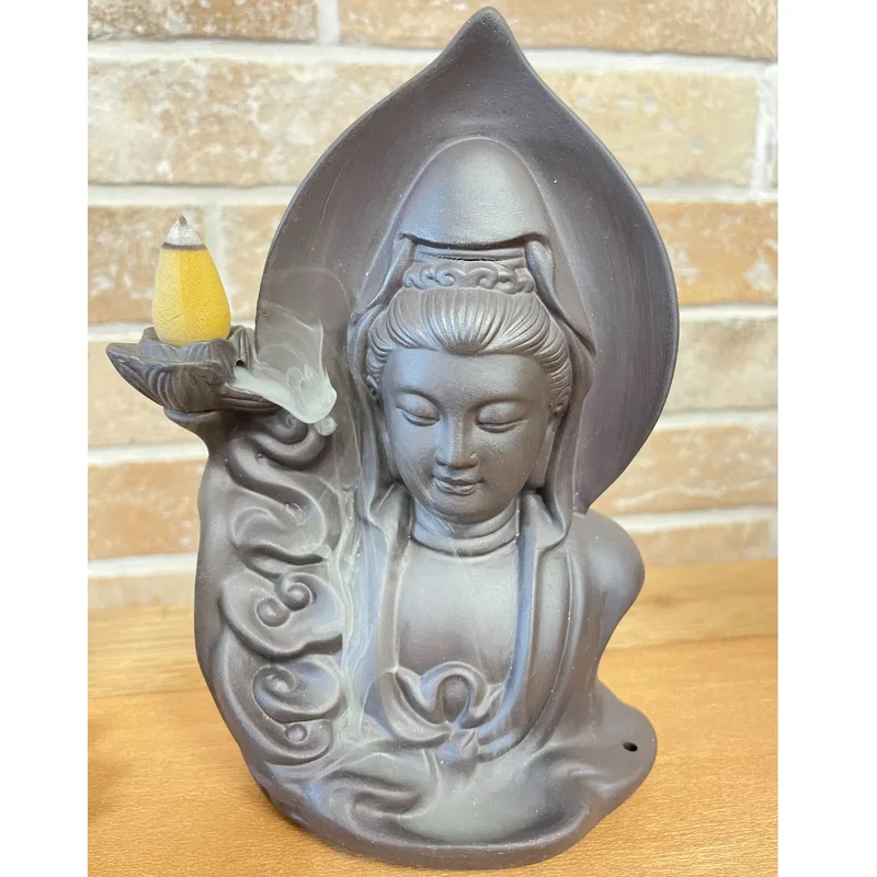 Backflow Incenso Bruciatore Serine Buddha — foto 1