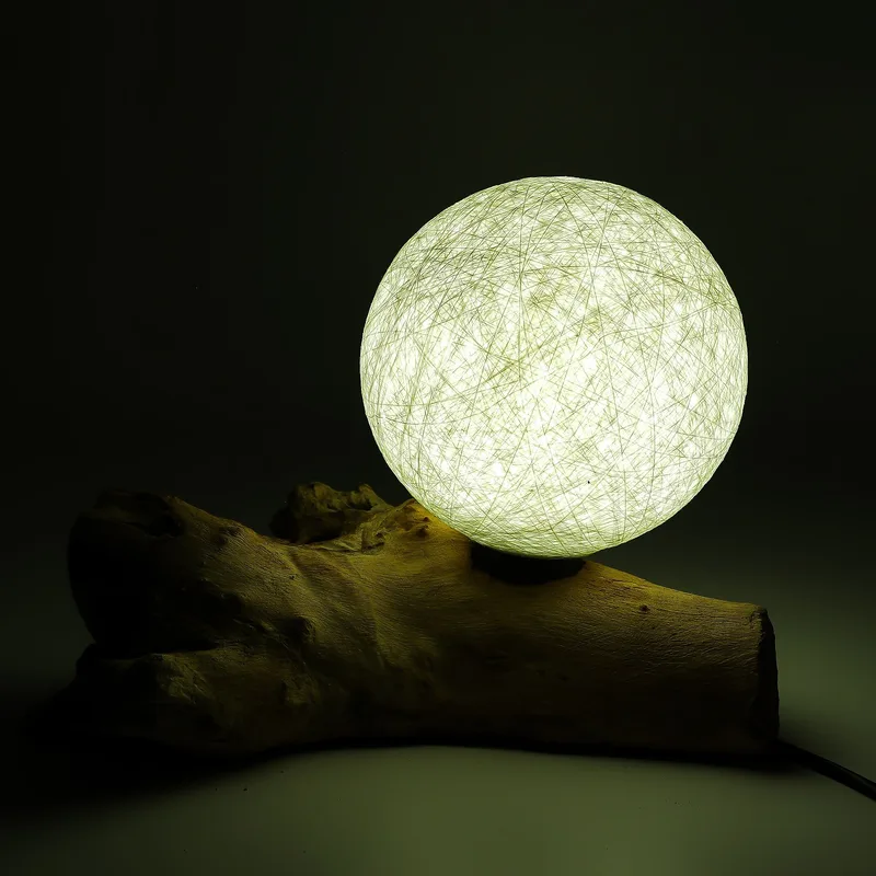 DriftGlow Lamp Cotton Luna Ivory Shade — foto 3