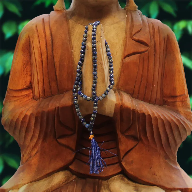 108 Bead Mala Lapis — foto 4