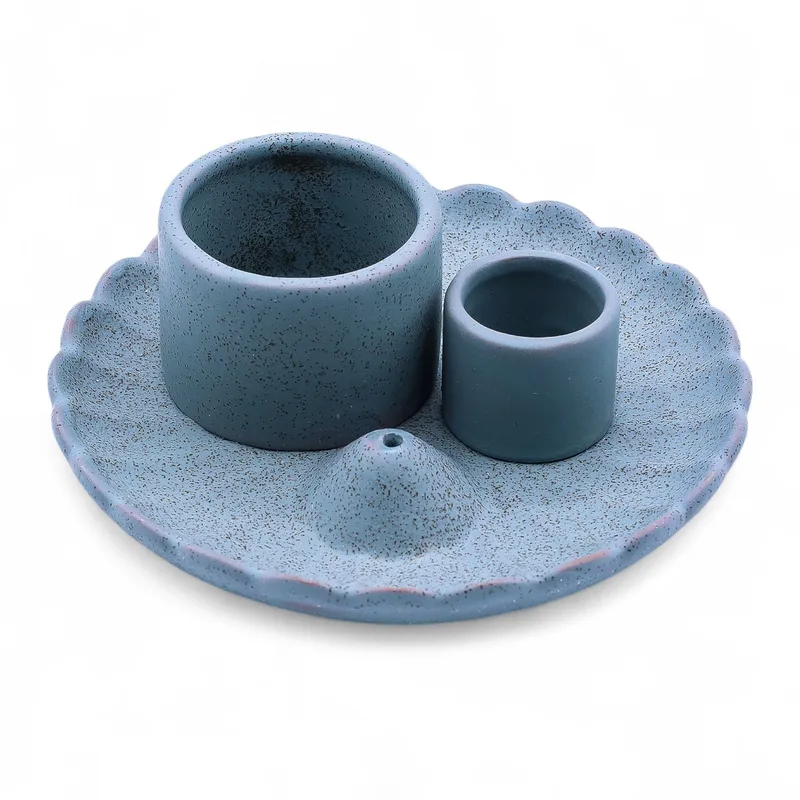 Palo Santo Stick & Smudge Porta Lotus Fiore Blu — foto 4