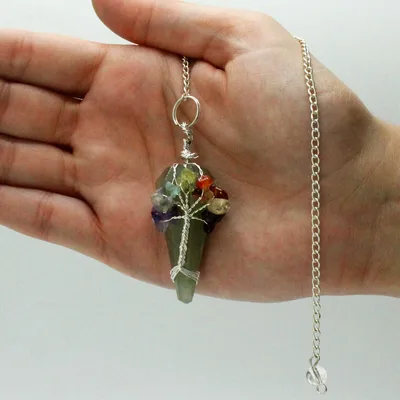 Magic Pendulum - Seven Chakra - Aventurine — foto 1