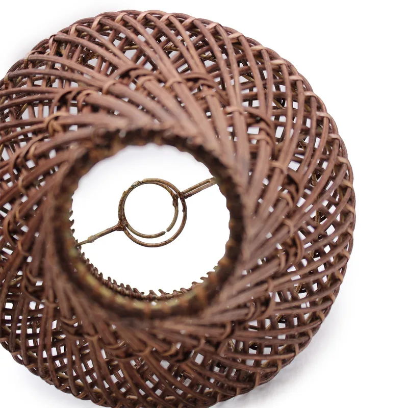 Rattan Table Lamps Dark Brown — foto 2