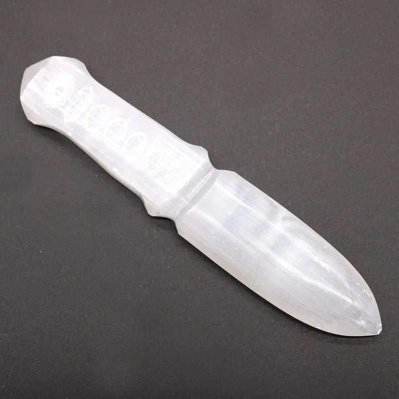 Selenite Ritual Knife Chakra