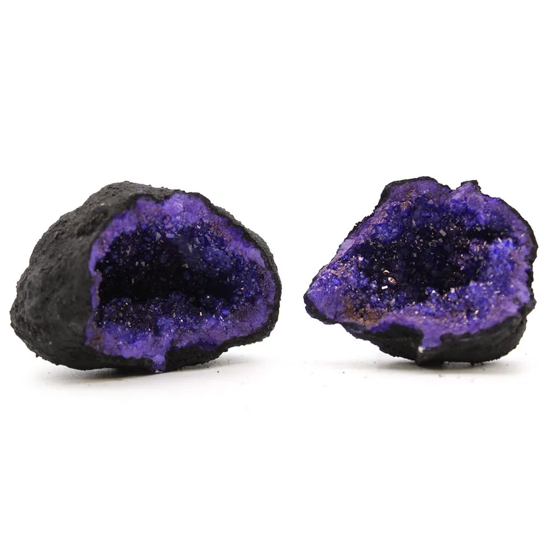 Coloured Calsite Geodes Nero Rock Blu — foto 3