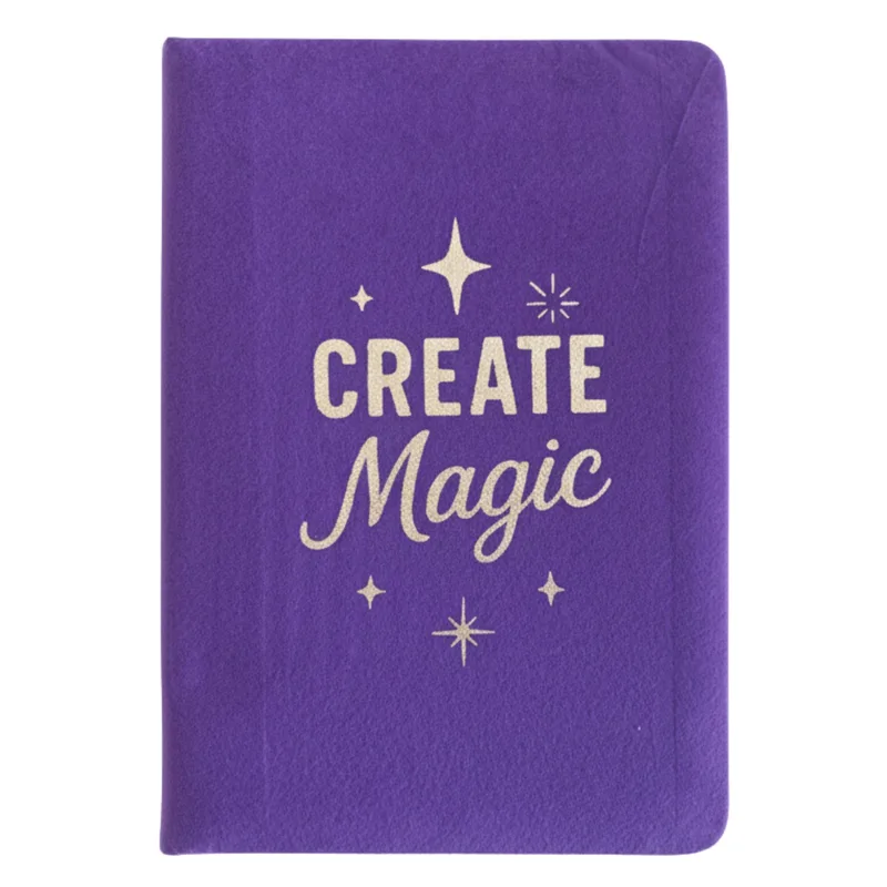 Purple Velvet Notebook - 80 pages - Create Magic — foto 3