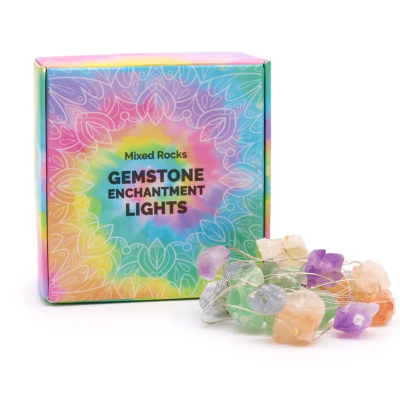 Gemstone Enchantment Lights Mixed Rocks