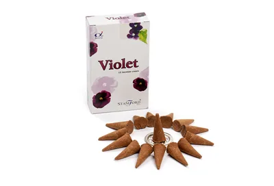 Violet Incenso Cones
