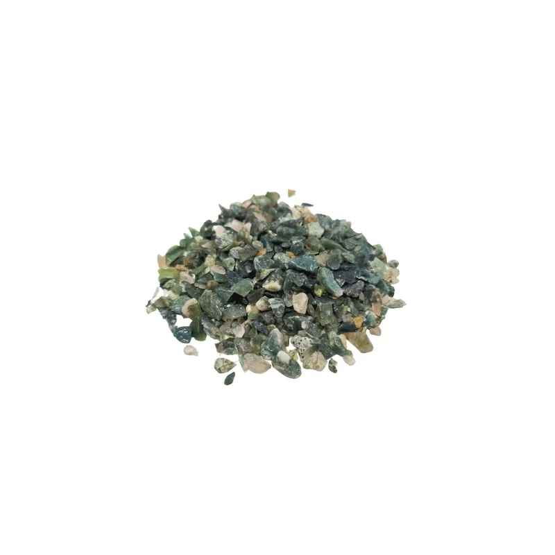 Moss Agate Gemstone Chips Bulk 1KG — foto 2