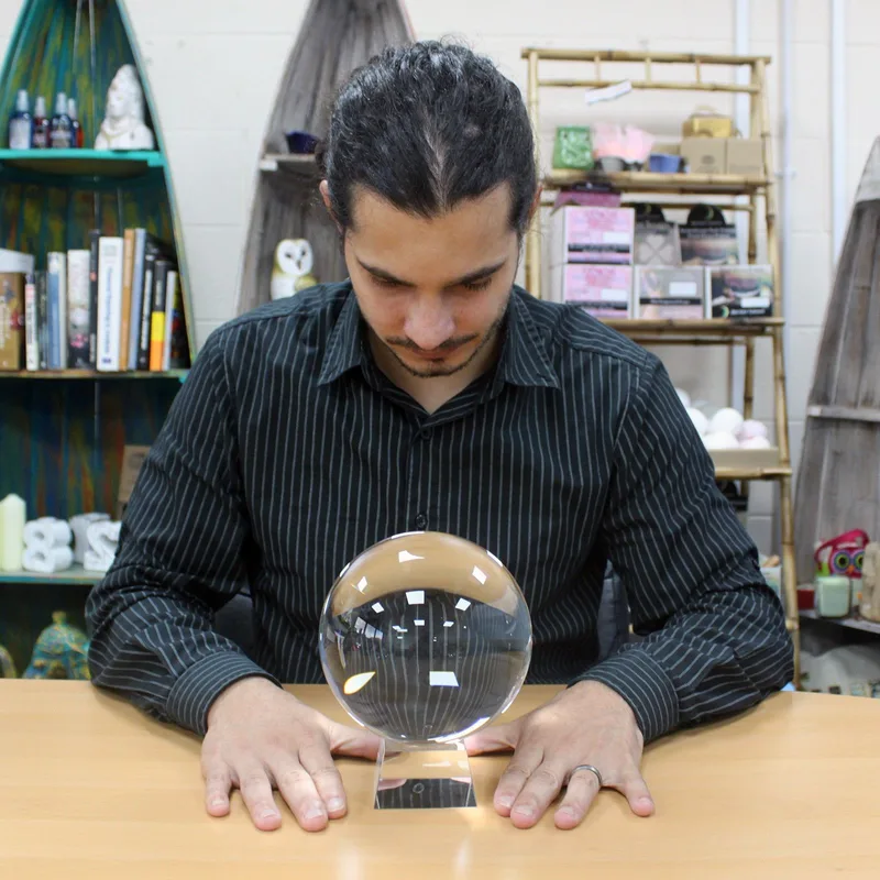 Crystal Ball on Stand 150mm — foto 1