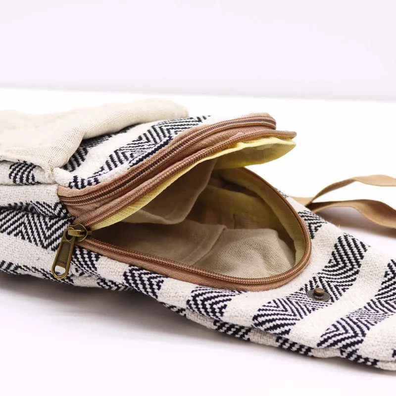 Corpo Cross Bag Naturale Cotton Nero & Bianco — foto 1